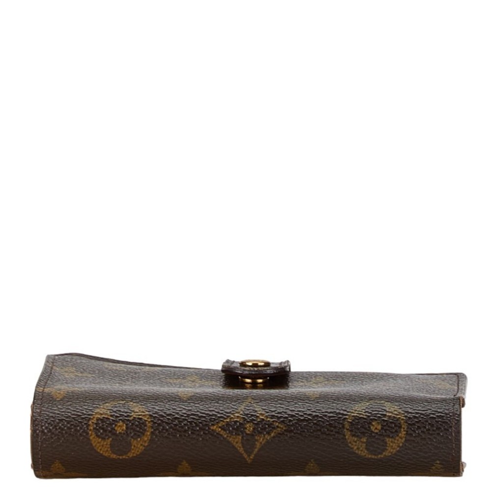 Louis Vuitton Monogram Viennese Bi-fold Wallet M61663 Brown PVC Leather Women... - Picture 4 of 11